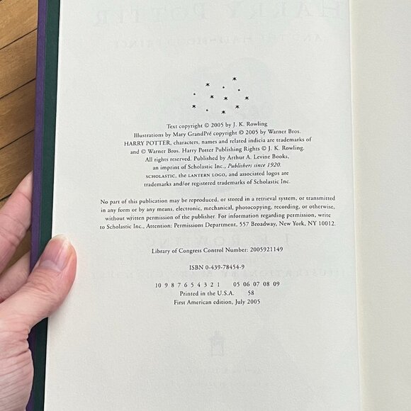 Harry Potter And The Half-Blood Prince First Edition - Picture 2 of 7